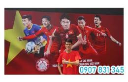 ảnh chụp màn hình băng rôn bóng đá