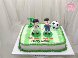 ảnh chụp màn hình bánh sinh nhật hình bóng đá