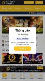 ảnh chụp màn hình bong da socolive