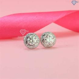 ảnh chụp màn hình bông tai đá moissanite