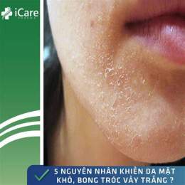 ảnh chụp màn hình da mặt khô bong da