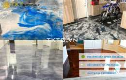 ảnh chụp màn hình đánh bóng đá các loại và làm sàn epoxy