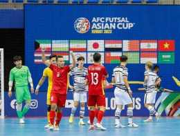 ảnh chụp màn hình giải bóng đá futsal châu á