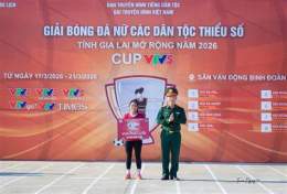 ảnh chụp màn hình giải bóng đá nữ các dân tộc thiểu số 2026