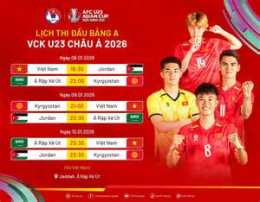 ảnh chụp màn hình lịch đá bóng u23 chung kết