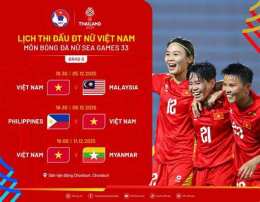 ảnh chụp màn hình lịch seagame bóng đá nữ