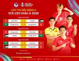 ảnh chụp màn hình lịch thi đấu bóng đá u22 việt