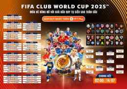 ảnh chụp màn hình lịch world cup bóng đá 2025