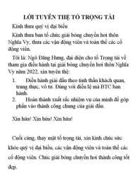 ảnh chụp màn hình lời tuyên thệ của trọng tài bóng đá