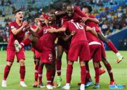 ảnh chụp màn hình người chơi đội tuyển bóng đá u-23 quốc gia qatar