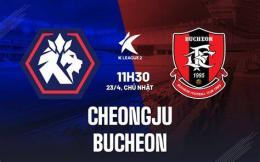 ảnh chụp màn hình thứ hạng của câu lạc bộ bóng đá chungbuk cheongju