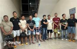 ảnh chụp màn hình triệt phá đường dây cá độ bóng đá
