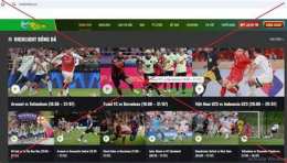 ảnh chụp màn hình web bóng đá trực tuyến