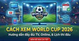 ảnh chụp màn hình xem bóng đá world cup 2026 ở kênh nào