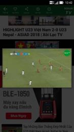 ảnh chụp màn hình xoilac bóng đá tv