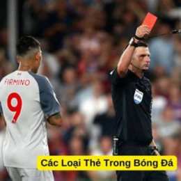 các loại thẻ trong bóng đá