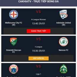 cakhiatv trực tiếp bóng đá hôm nay