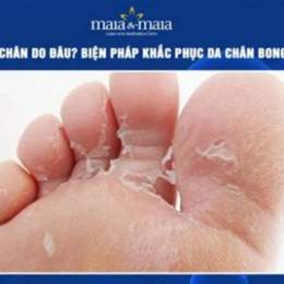 da chân bong tróc