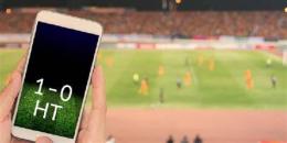 giao diện app 1 trận bóng đá kéo dài bao lâu