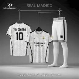 giao diện app áo đá bóng real