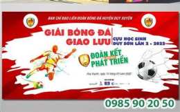giao diện app băng rôn bóng đá