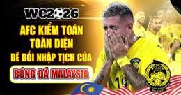 giao diện app bê bối bóng đá malaysia