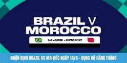 giao diện app bóng đá brazil và maroc
