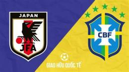 giao diện app bóng đá nhật bản gặp brazil