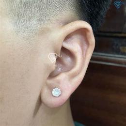 giao diện app bông tai bạc đính đá