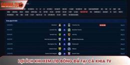 giao diện app cà khịa.tv bóng đá