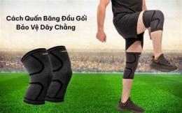 giao diện app cách quấn băng đầu gối khi đá bóng