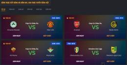 giao diện app cakhia bóng đá tv