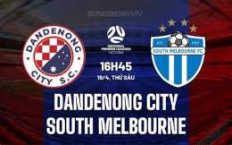 giao diện app câu lạc bộ bóng đá dandenong city