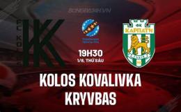 giao diện app câu lạc bộ bóng đá kolos kovalivka