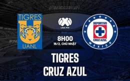giao diện app câu lạc bộ bóng đá tigres uanl gặp cruz azul