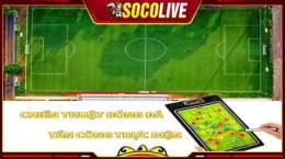 giao diện app chiến thuật bóng đá