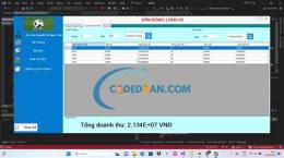 giao diện app code bóng đá