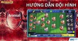 giao diện app đội hình arsenal gặp câu lạc bộ bóng đá kairat