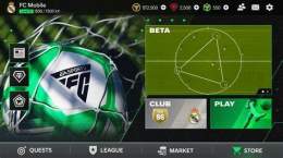 giao diện app ea sports fc mobile bóng đá 26