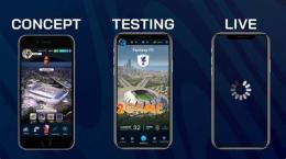 giao diện app game bóng đá mod