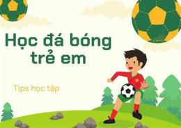 giao diện app học đá bóng trẻ em