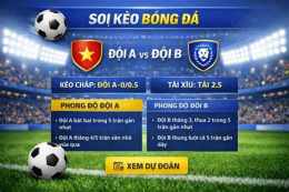 giao diện app keo bong da 5 net