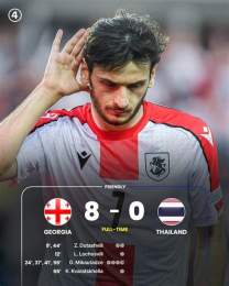 giao diện app kết quả bóng đá georgia