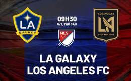 giao diện app kết quả bóng đá los angeles galaxy