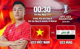 giao diện app kết quả bóng đá u23 iraq