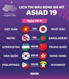 giao diện app lịch asiad bóng đá