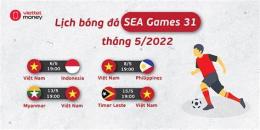giao diện app lịch bóng đá seagame 31