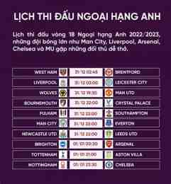 giao diện app lich da bong ngoai hang anh