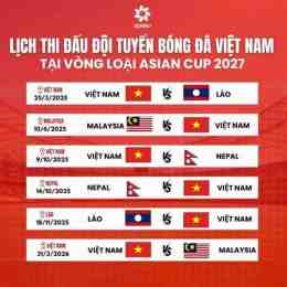 giao diện app lịch thi đấu bóng đá vòng loại asian cup