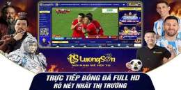 giao diện app luongson tv xem bóng đá
